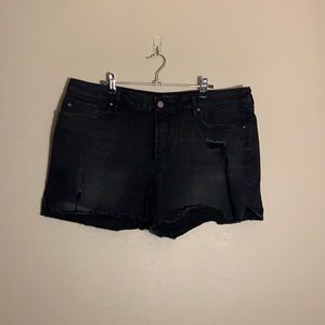 Dear John black Jean shorts